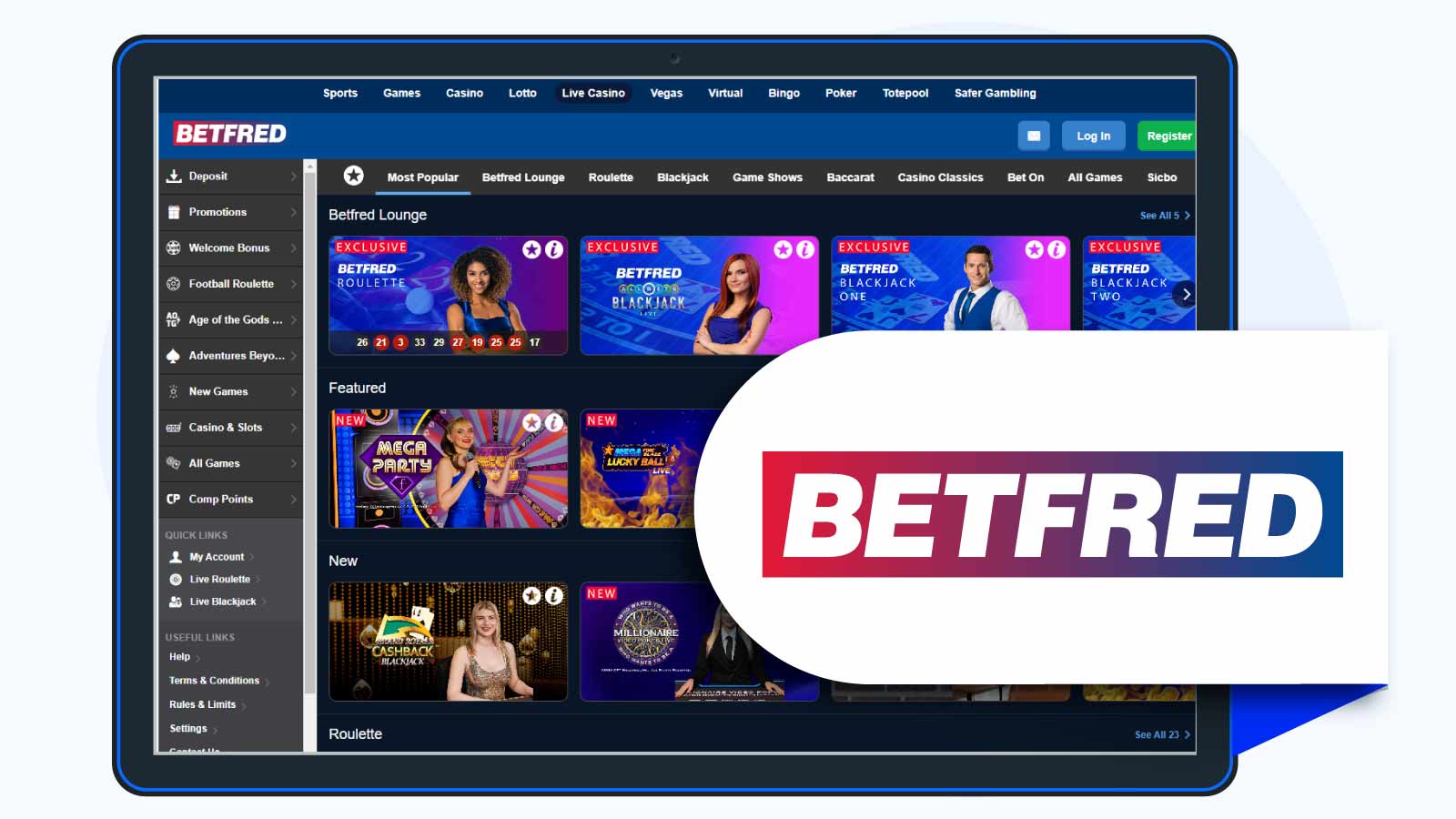 Betfred Casino – Best Playtech Casino For Live Dealer Games