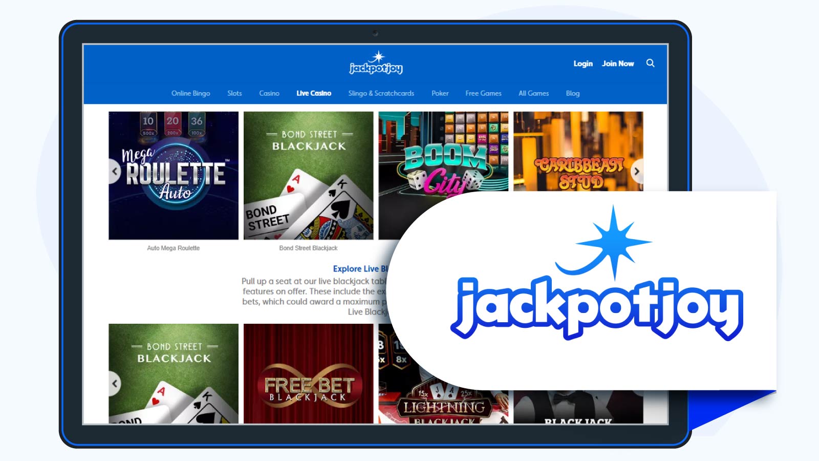 Jackpotjoy-Casino-Evolution-Gaming