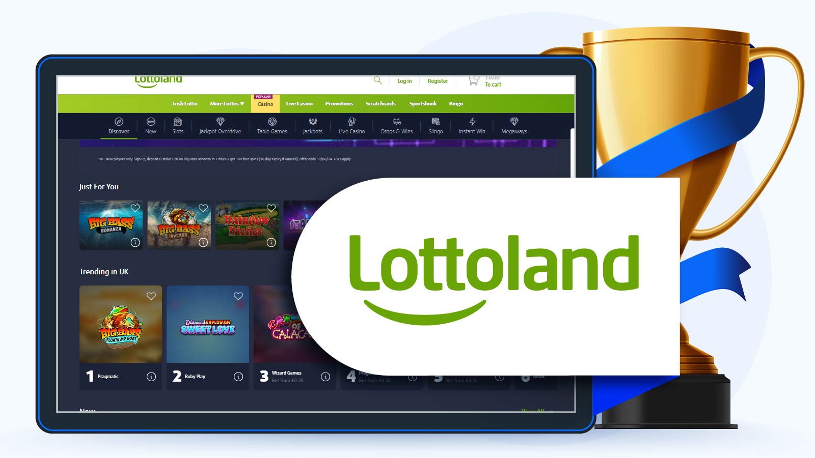 LottoLand Casino The Best MuchBetter Casino Site in UK