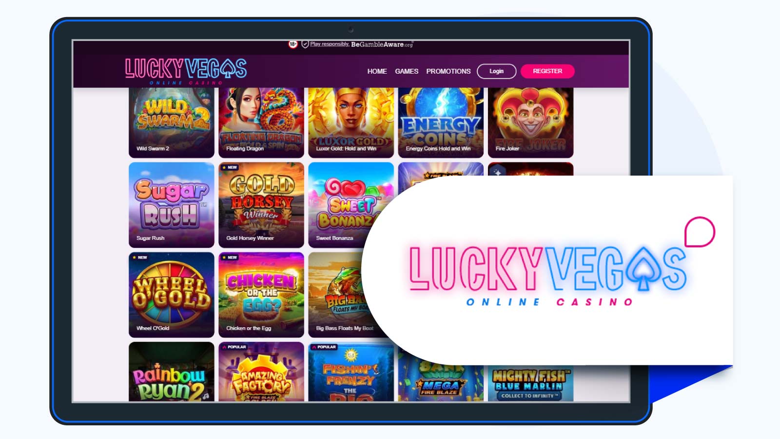 10-Free-No-Deposit Spins-at-Lucky-Vegas-Casino