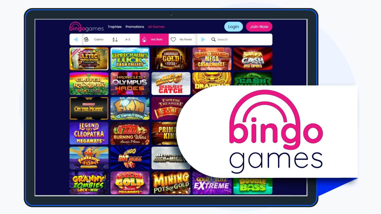 10 Free Spins No Deposit at Bingo Games