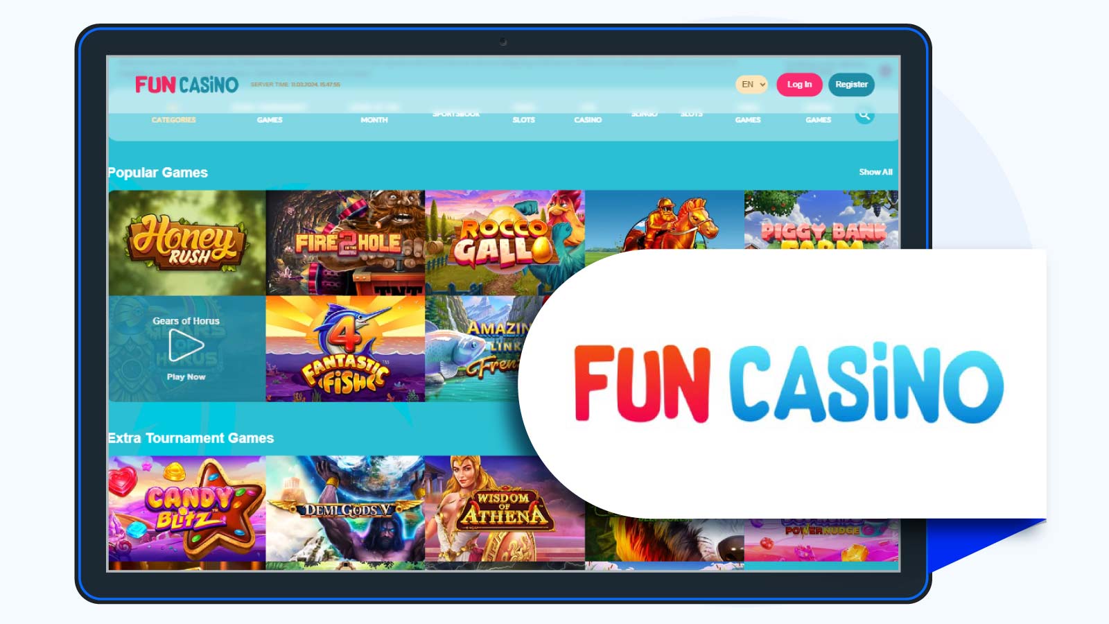 10-Free-Spins-With-No-Deposit-at-Fun-Casino