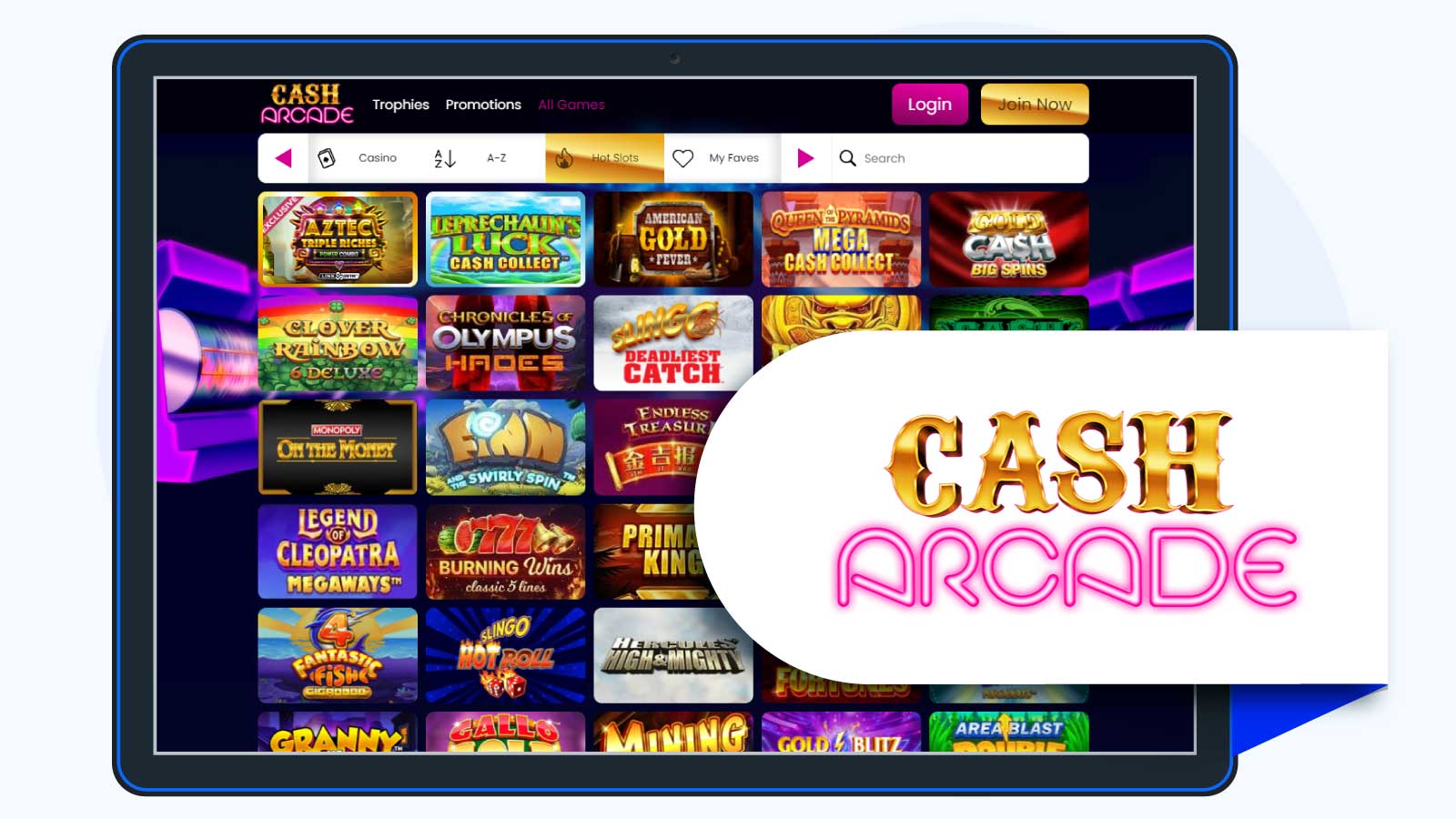 Cash Arcade Casino Playtech No Deposit Bonus Casino for UK Players