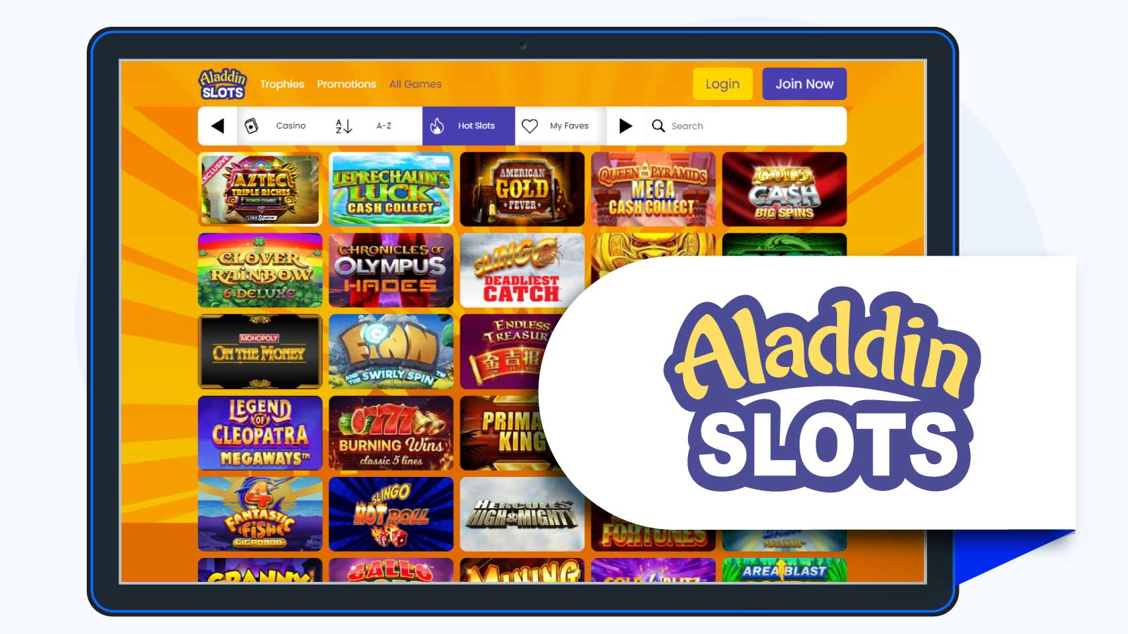 Aladdin Slots Playtech No Deposit Bonus Casino for UK Players