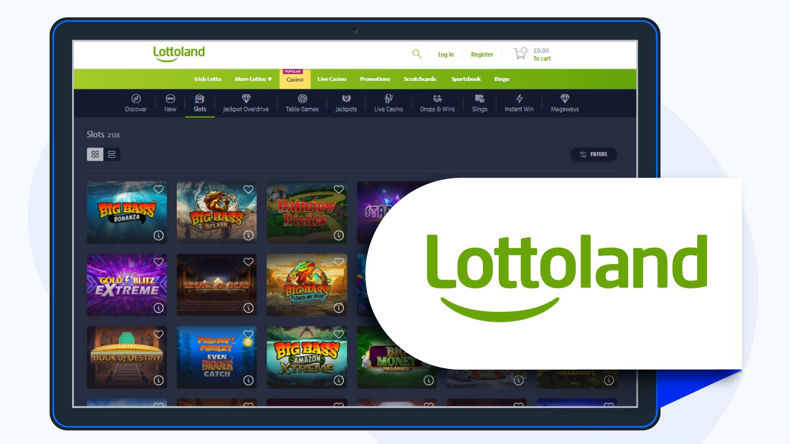 Lottoland-Casino no wagering bonuses