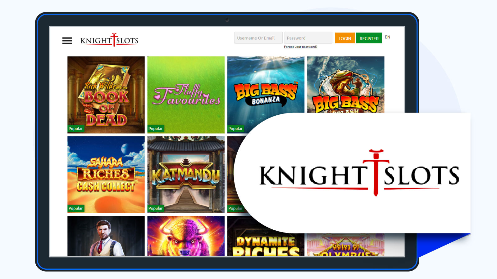 KnightSlots Casino PlayOJO Casino Sister Site
