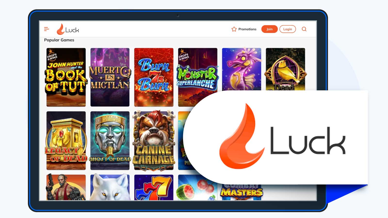 Luck.com Casino Play'n GO Casino