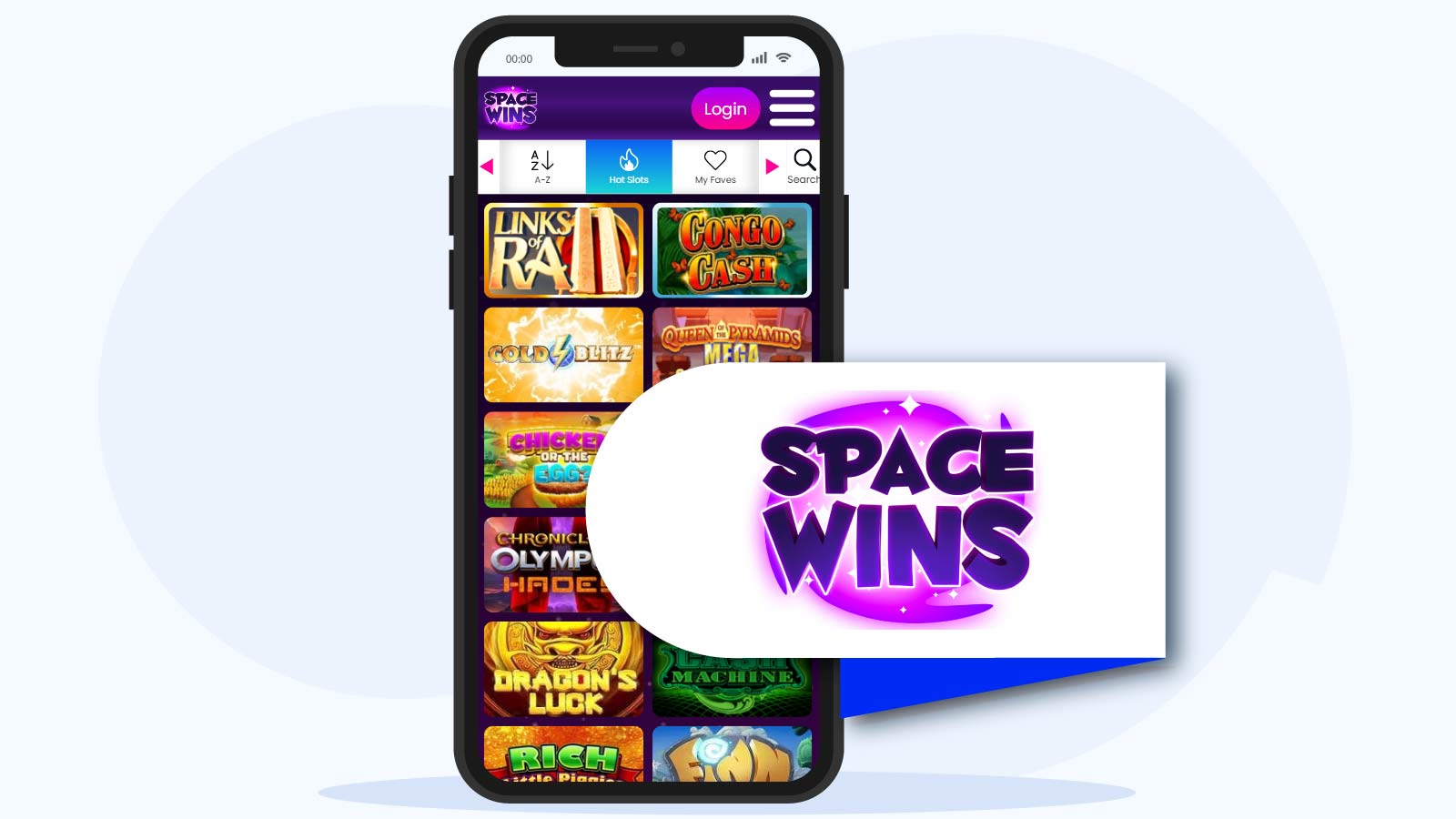5 Free Spins Mobile Verification at Space Wins Casino
