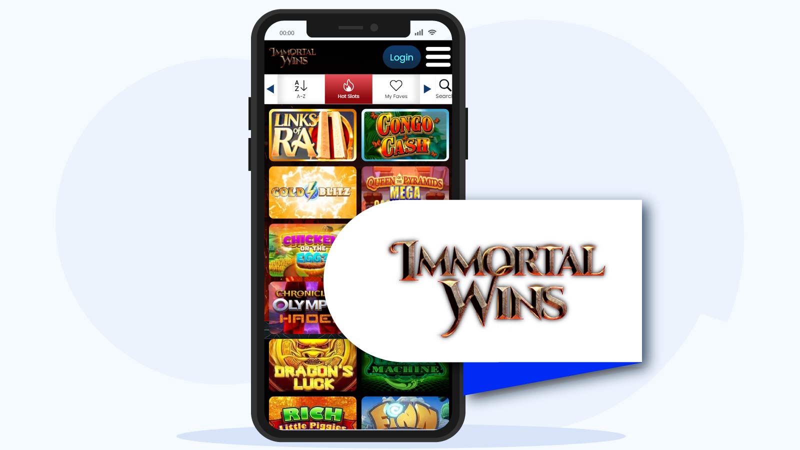 5 Free Spins Phone Verification Bonus at Immortal Wins