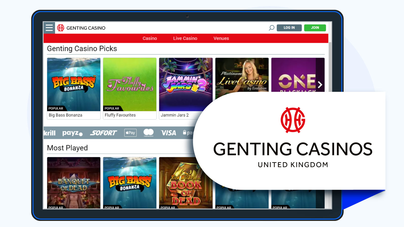Genting Casino PlayOJO Casino Sister Site