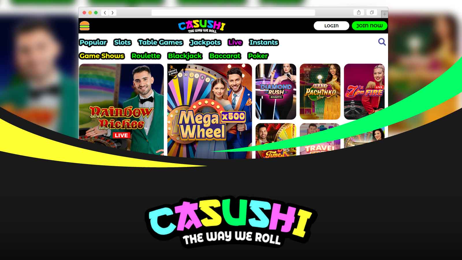 Casushi Casino: Better for Live Games