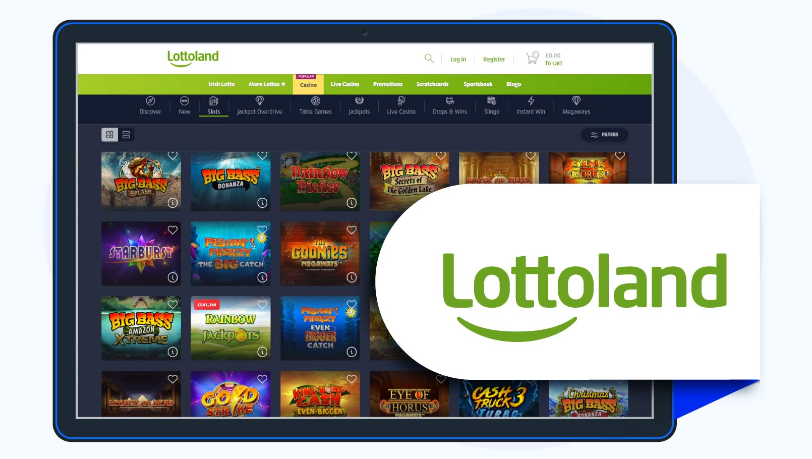 LottoLand Casino Best IGT Casino For Low Bet Slots