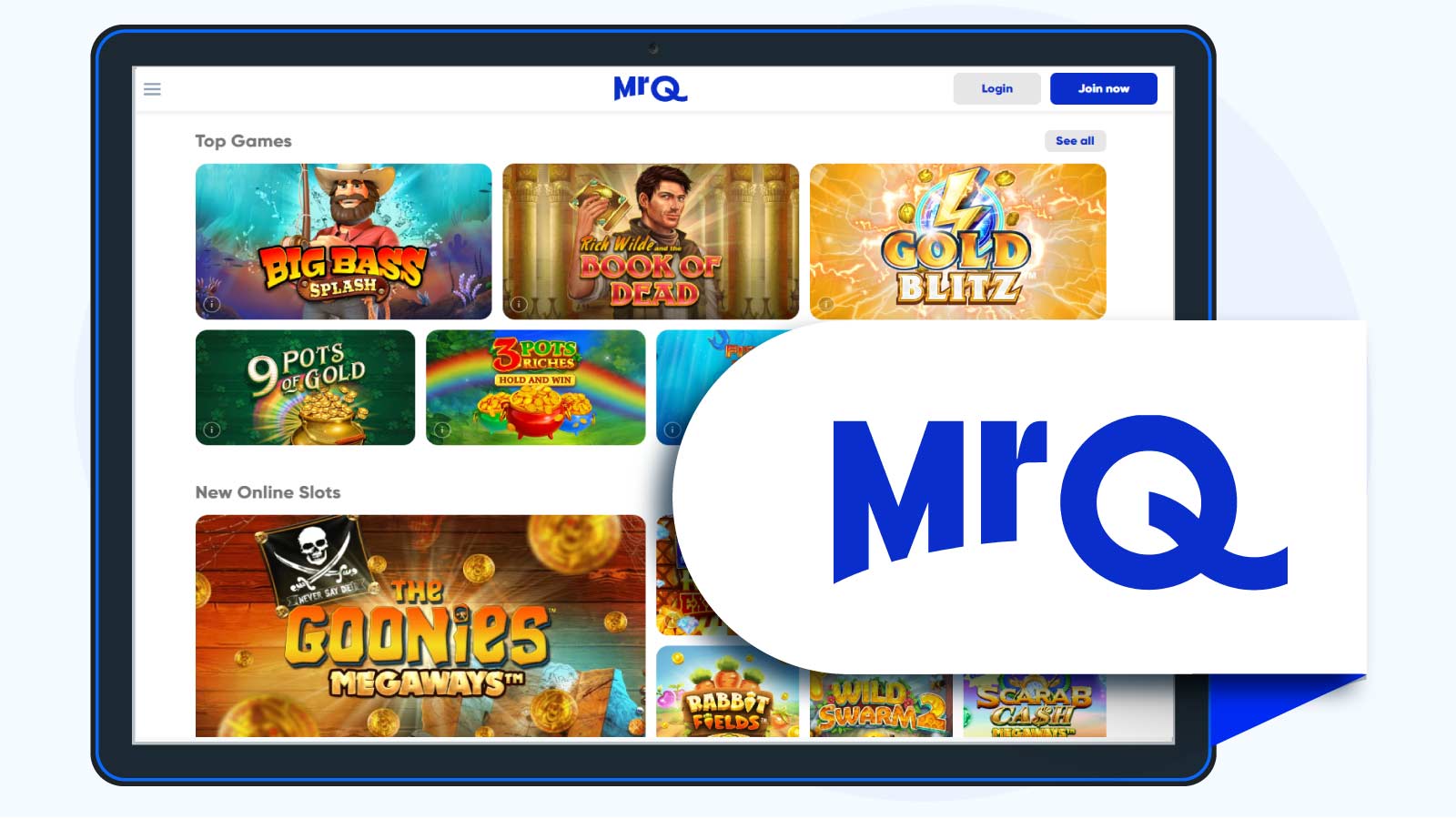 MrQ Get 30 No Wagering Spins – Best Online Casino Bonus in the UK for New Players
