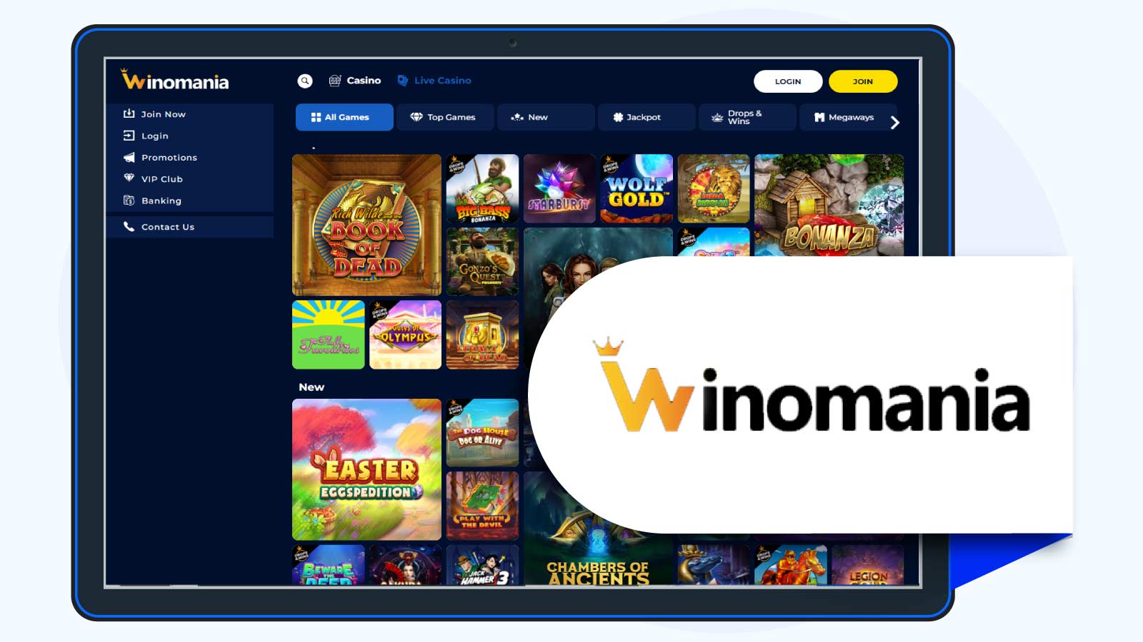 Winomania-Casino-Best-Amex-Casino-for-Payment-Methods