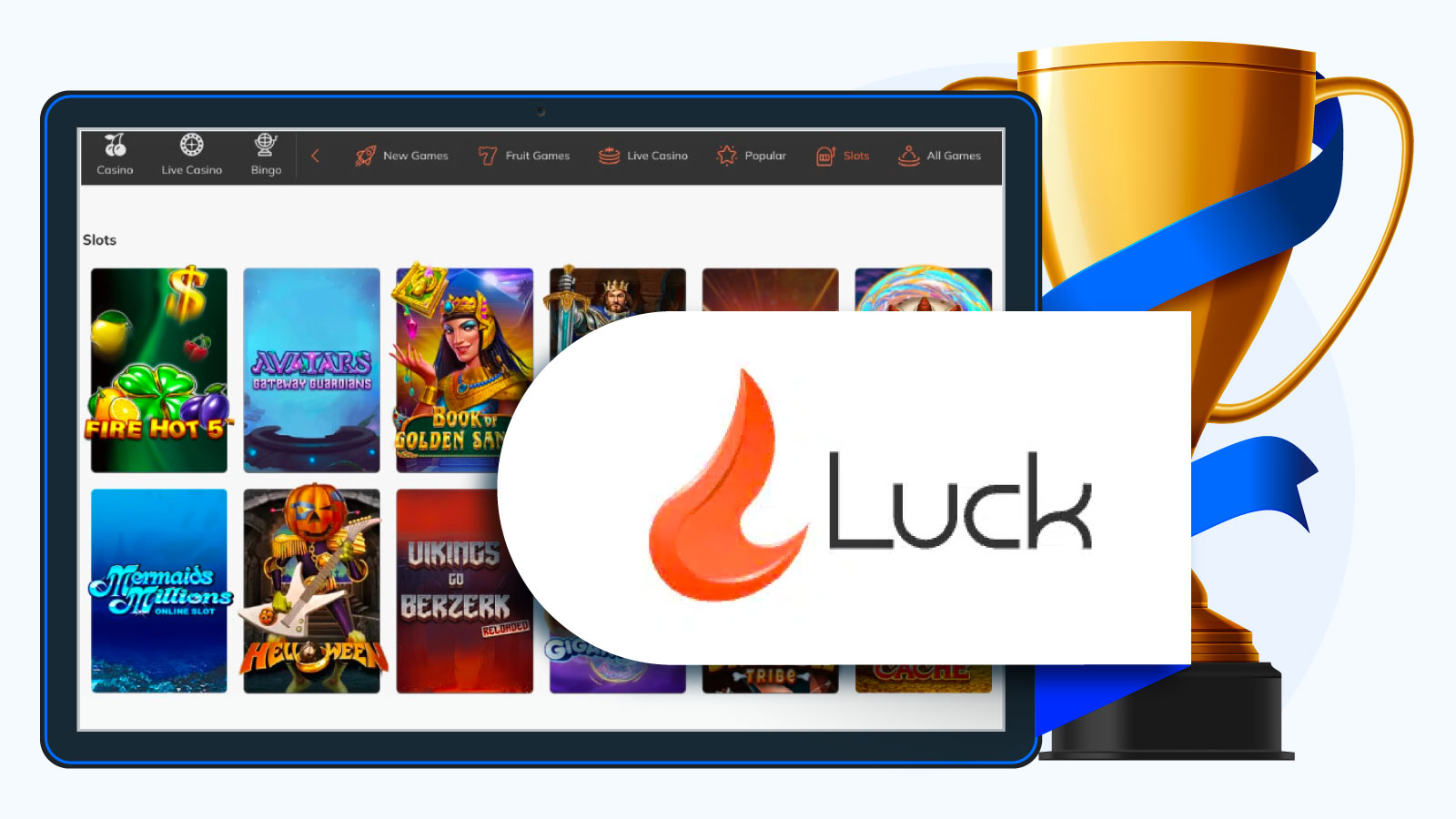 Luck.com Casino - Top Casino Daily Free Spins via Apps