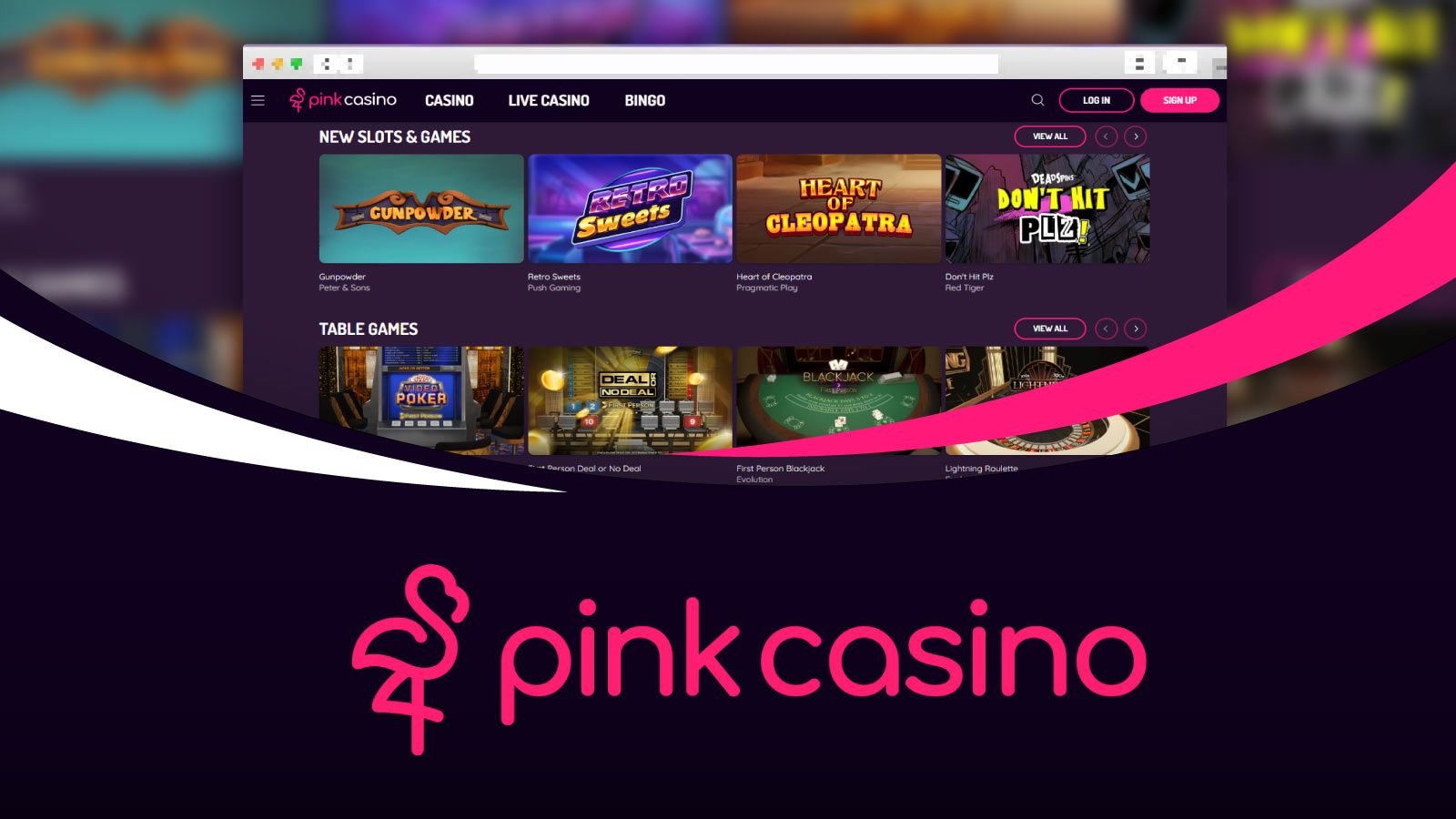 Pink Casino: Better for the Welcome Bonuses