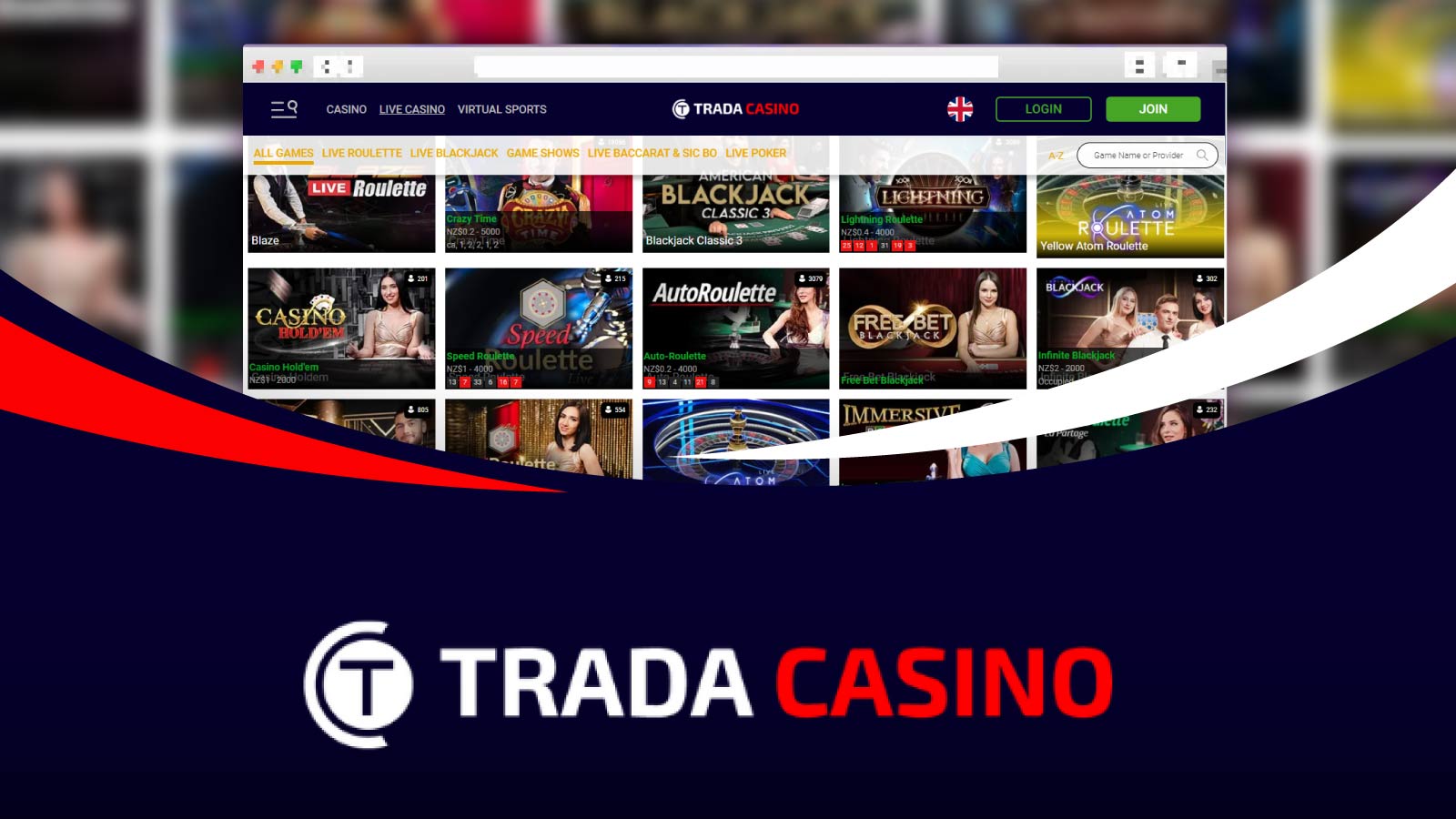 Trada Casino: Better for Slots and Live Games