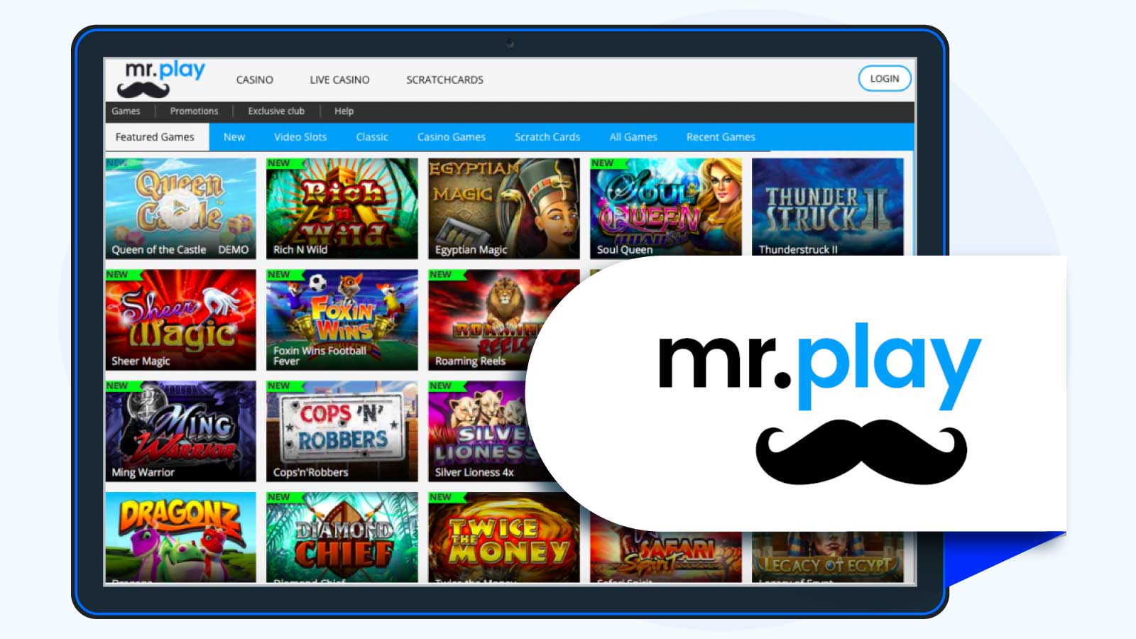 Mr. Play Casino – Best for Low Wagering Bonuses