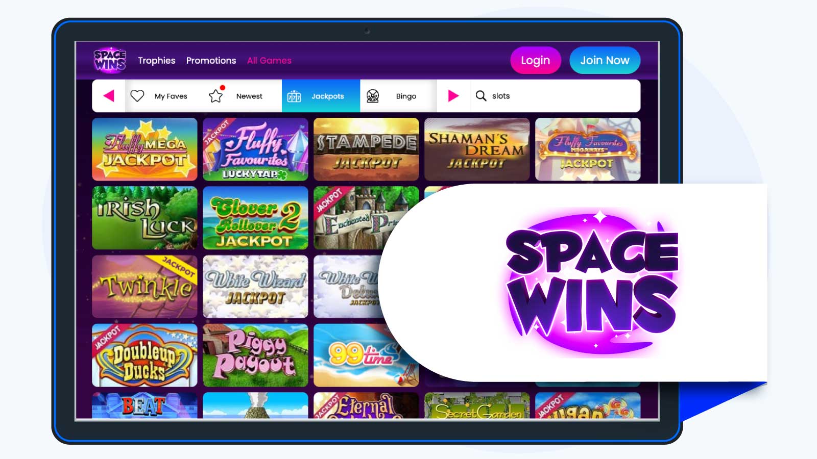 9. Space Wins Casino - Best for Slot Enthusiasts