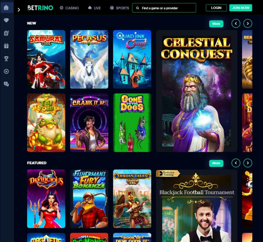 betrino-casino-collection-of-games-review