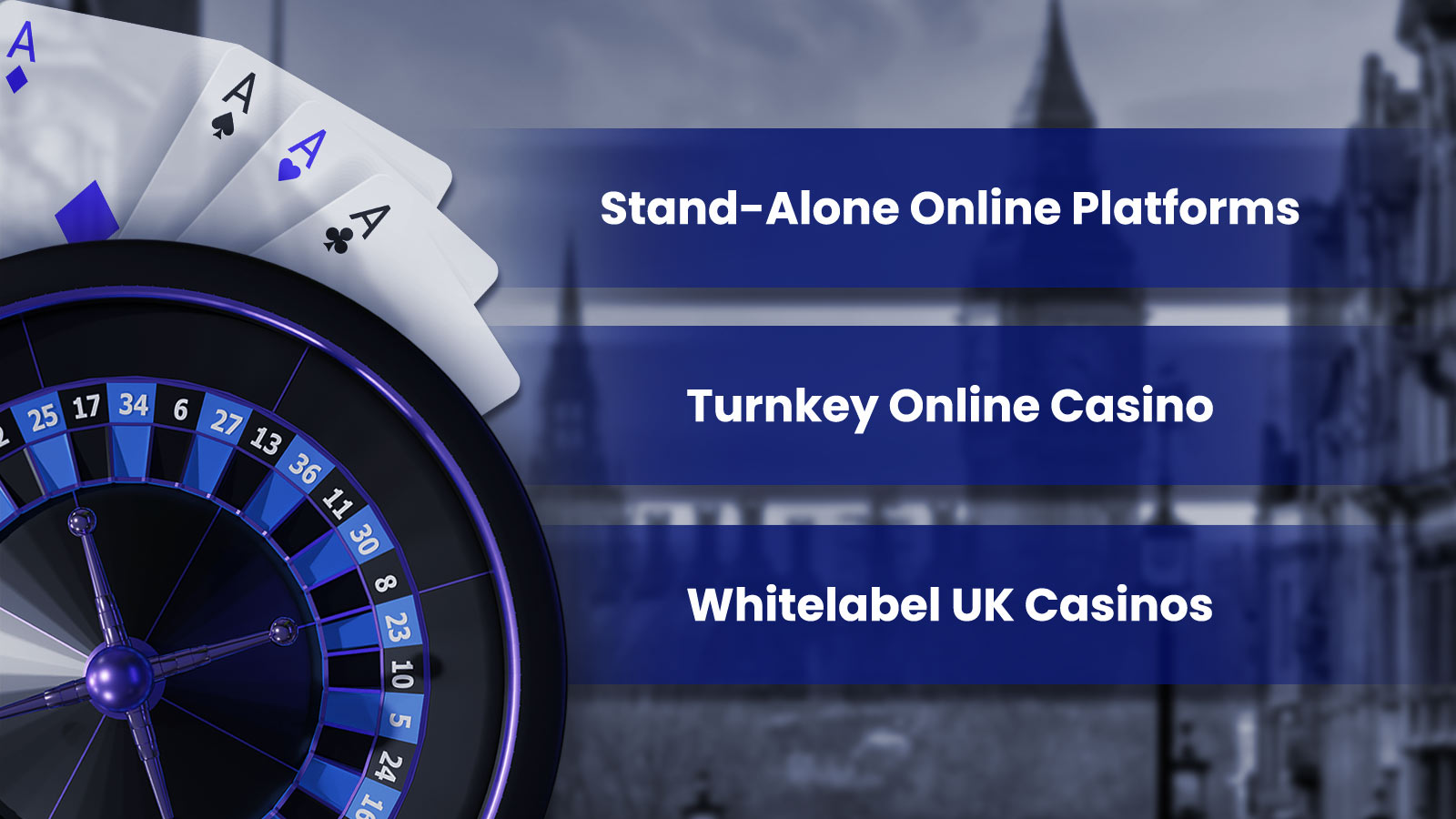 Types of online casino structures