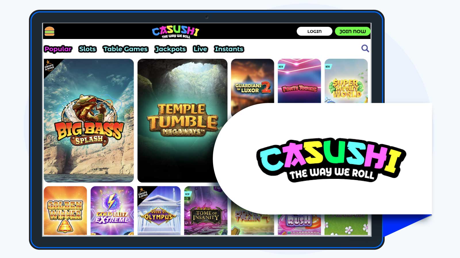 Casushi Casino: Quick PayPal Casino Review