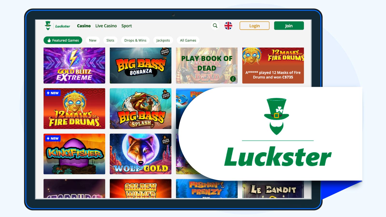 Luckster Casino Quick Review (8.8/10)